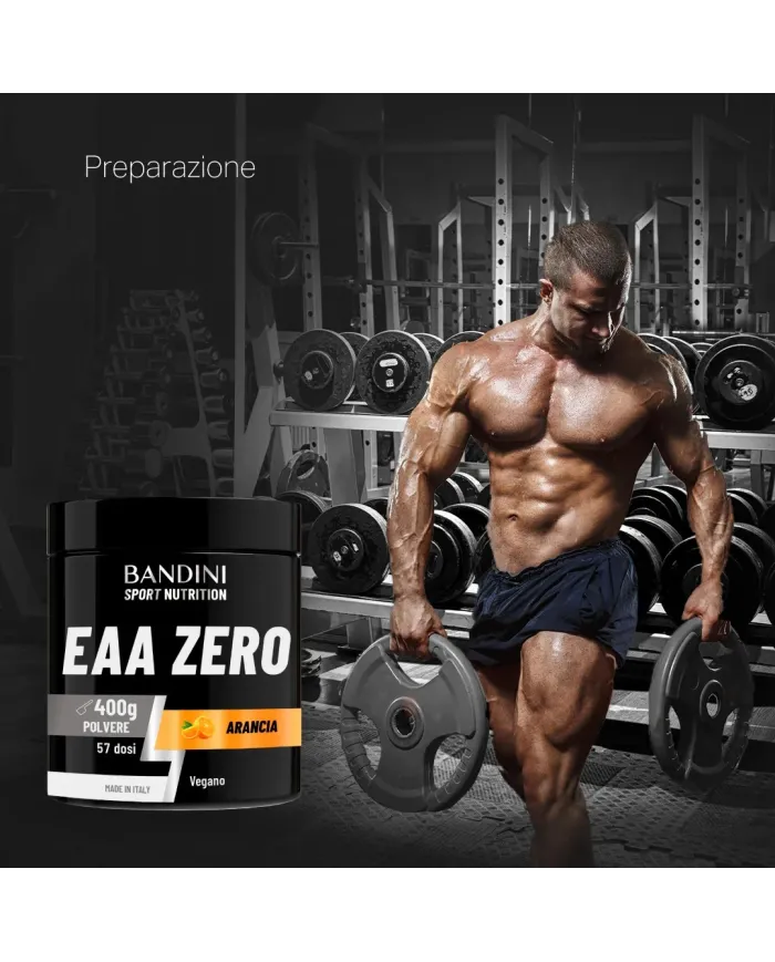 EAA Amminoacidi Essenziali in Polvere (Arancia) – 400 g